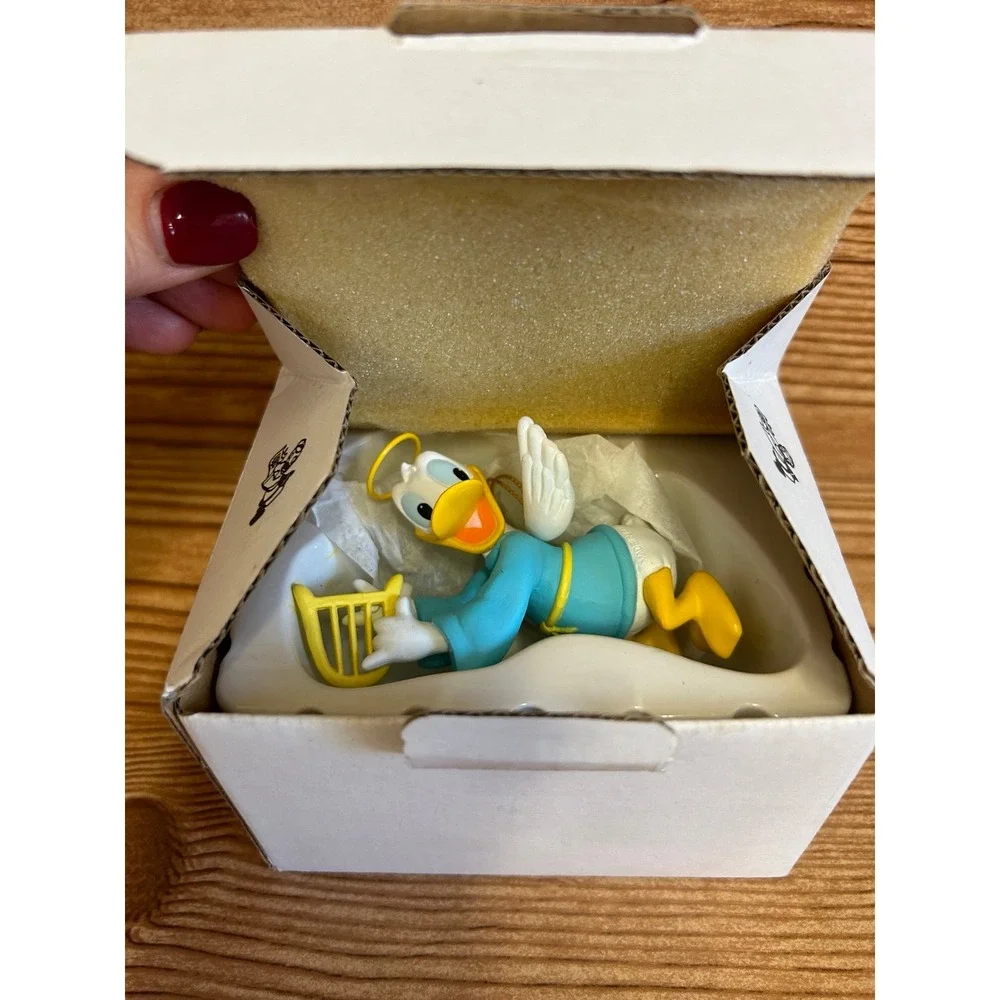 Disney Donald Duck Angel Christmas Magic Ornament Grolier Collectibles Cupid